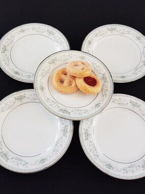 VTG Noritake China Colburn 6.25" Bread & Butter Plates - Set of 5